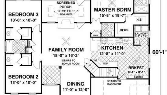 Main Level Floor Plan